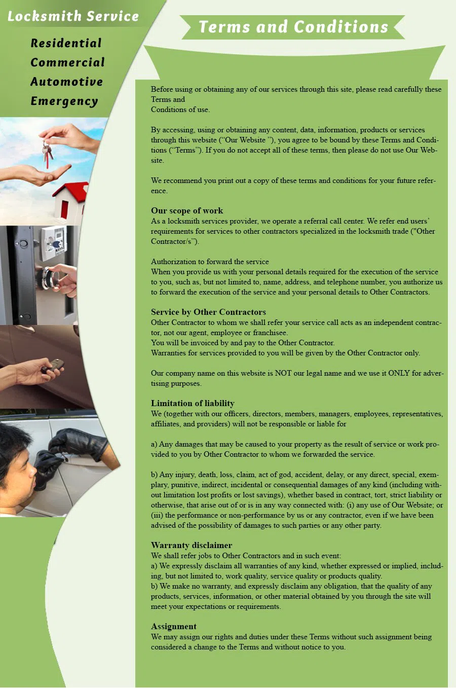 Flourtown PA Locksmith Store Flourtown, PA 215-352-2144 - terms-and-condition-c-22